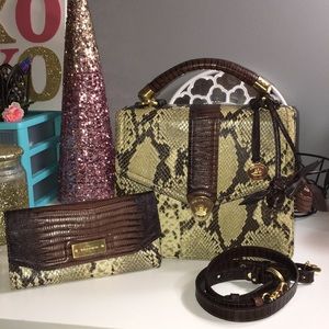 Brahmin Python Purse and Wallet